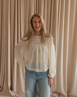 Sophia Smocked Blouse