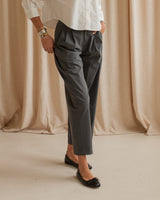 Brooks Pinstripe Trouser - Grey