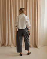 Brooks Pinstripe Trouser - Grey