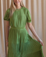 Carla Pleated Midi Dress