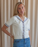 Nautical Knit Top