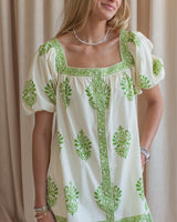Lucille Puff Sleeve Mini Dress