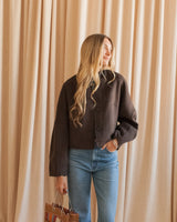 Esther Wool Jacket- Cocoa