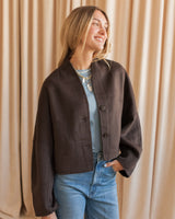 Esther Wool Jacket- Cocoa
