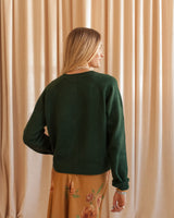 Oakley Cardigan- Forest Green