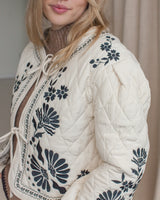 Clara Embroidered Quilted Jacket