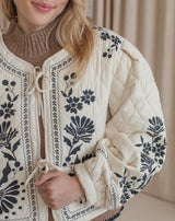 Clara Embroidered Quilted Jacket