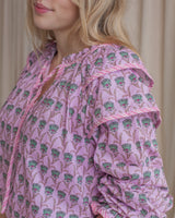 Fuschia Blooms Blouse