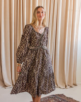 Espresso Animal Print Dress