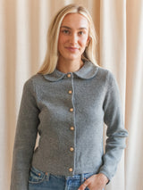 Peter Pan Grey Cardigan