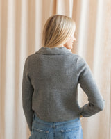 Peter Pan Grey Cardigan