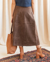 Brooklyn Suede Skirt