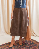 Brooklyn Suede Skirt