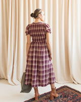 Chrissy Plaid Bow Dress