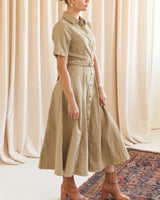 Felicity Belted Midi Dress