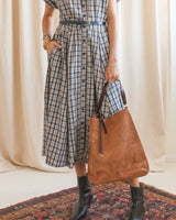 Penelope Belted Midi Dress