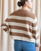 Oatmeal/Camel Kensington Sweater