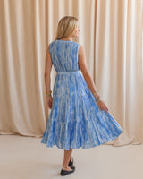 Elizabeth Pleated Midi Dress