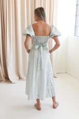 Taylor Puff Sleeve Maxi Dress