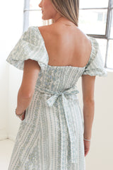 Taylor Puff Sleeve Maxi Dress