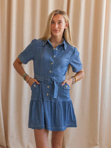 Louisa Tiered Mini Dress