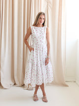 Isla Eyelet Midi Dress