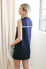 Sailor Collared Mini Dress