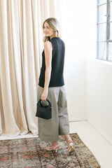 Wendy Wide Leg Pant - Stone