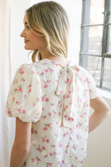 Brianna Floral Embroidered Top