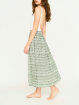 Mirth Verona Skirt in Kelp Minnow