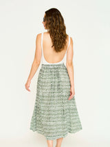 Mirth Verona Skirt in Kelp Minnow