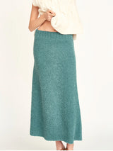 Mirth Estes Boucle Skirt in Spruce