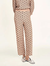 Mirth Dover Knit Pant in Milkweed Coeur Jacquard