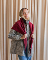 Shawl Scarf - Red