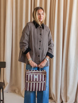 Ciao Lucia Logan Saddle Stripe Twill Jacket