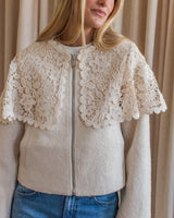 Crochet Bomber Jacket