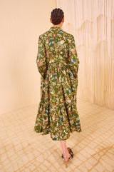 Ulla Johnson Eryn Long Sleeve Midi Dress - Lichen