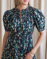 Ulla Johnson Othella Short Sleeve Midi Dress- Kaleidoscope