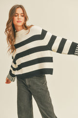 Kensington Navy Stripe
