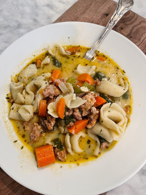 Spinach Tortellini Soup