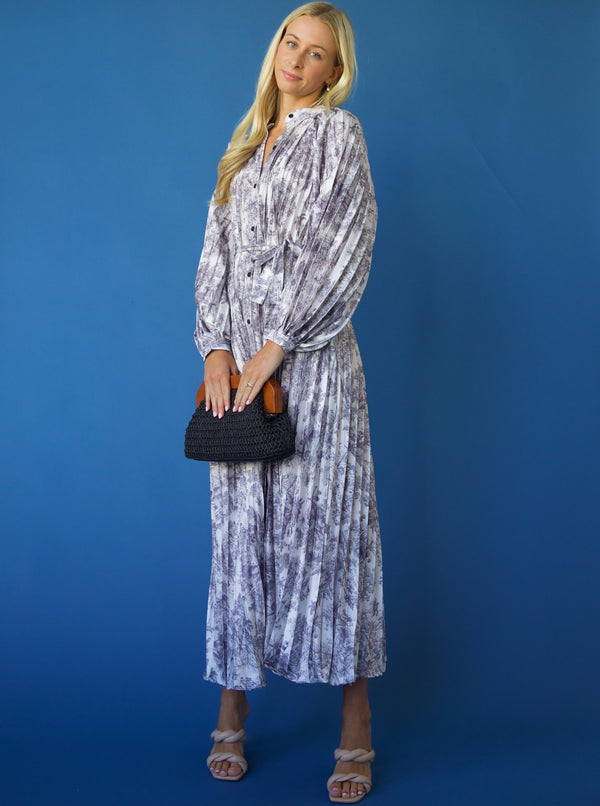 Toile Pleat Dress