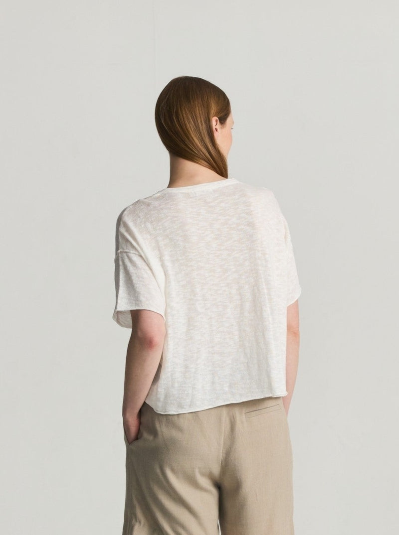 The Izzie Top White