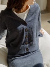 Mila Cardigan- Navy