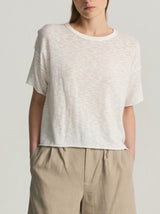 The Izzie Top White