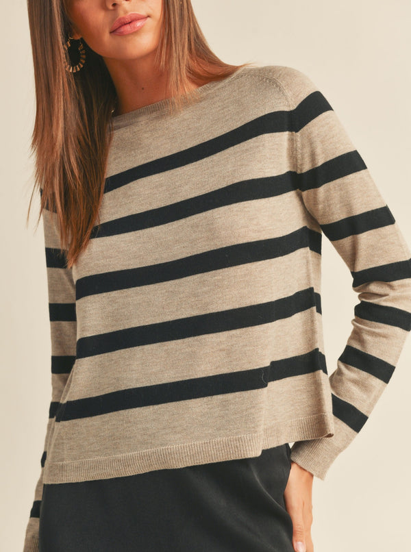 Serena Striped Sweater