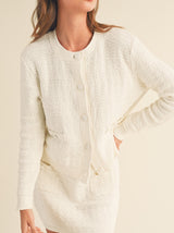 Coco Knit Jacket - Ivory
