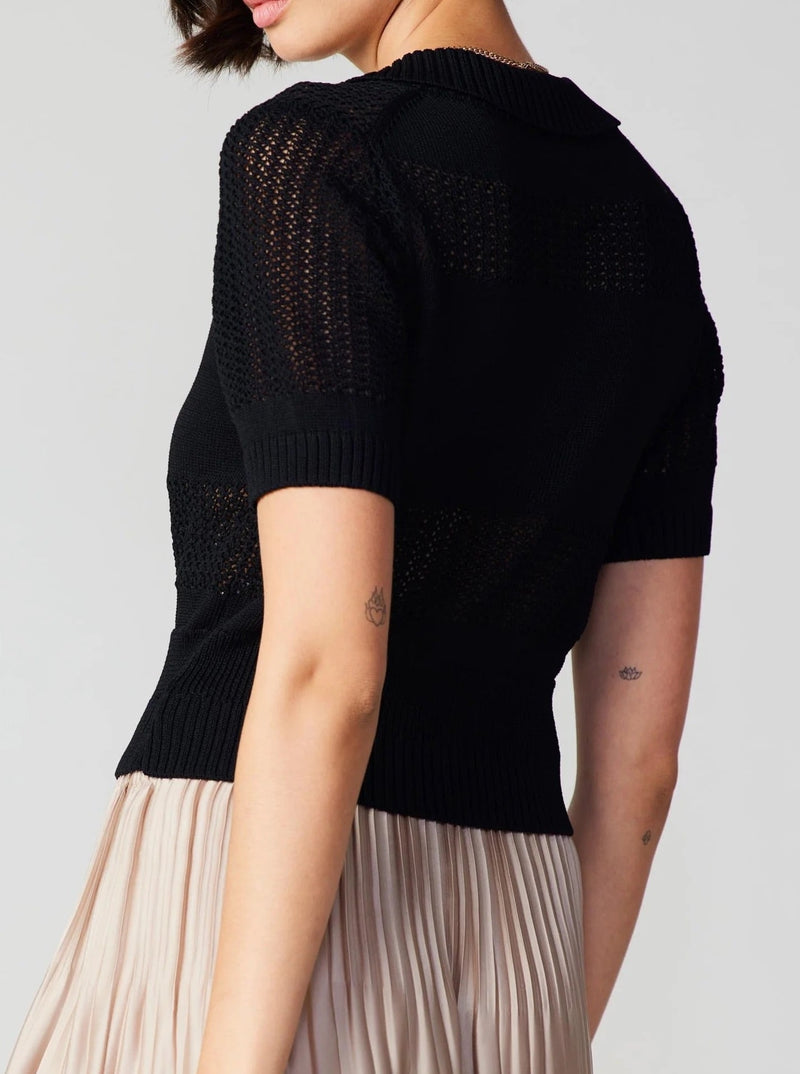 Camille Knit Top Black