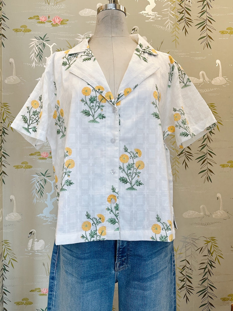 Lana Yellow Flower Blouse