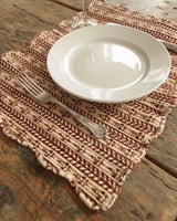 Maison de Frederic Quilted Placemat (set of 4) - Burgundy