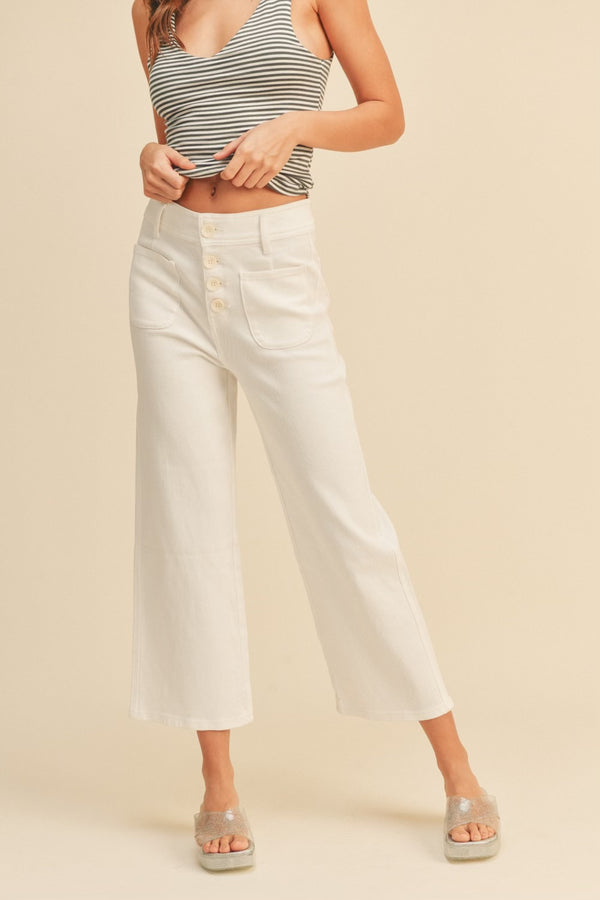 Pocket Trouser White
